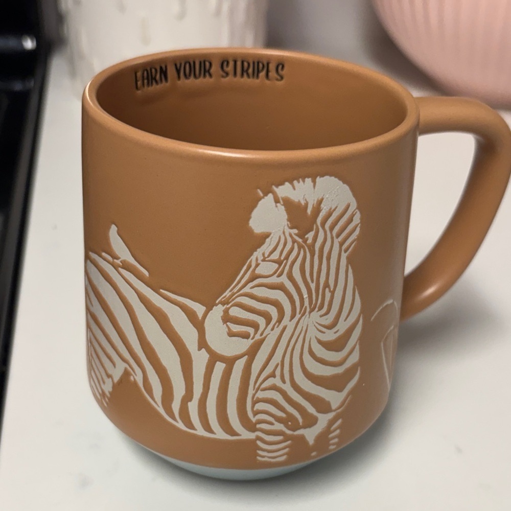 Zebra Print Tan Mug - Picture 6 of 6